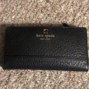 SOLD- Kate Space leather bifold - GUC